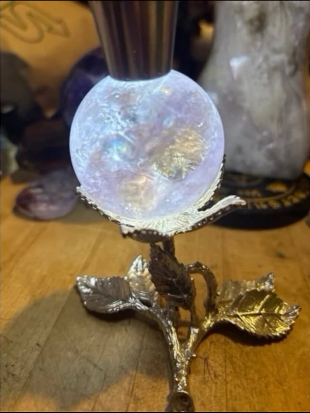Brandberg amethyst sphere rare find